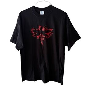 Vintage Coheed and Cambria Bloody Dragonfly Black Band T-Shirt Size XL